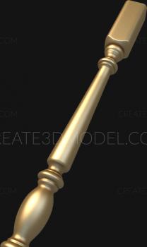 Balusters (BL_0041) 3D model for CNC machine